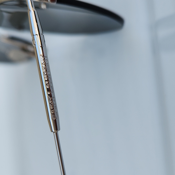 Nwt Saint Laurent 56MM Oval Cat Eye Sunglasses - Picture 7 of 15